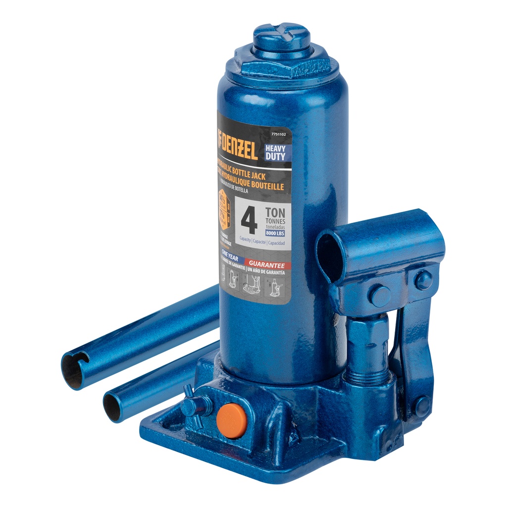 Denzel Hydraulic Bottle Jack 4 t, 194–372 mm