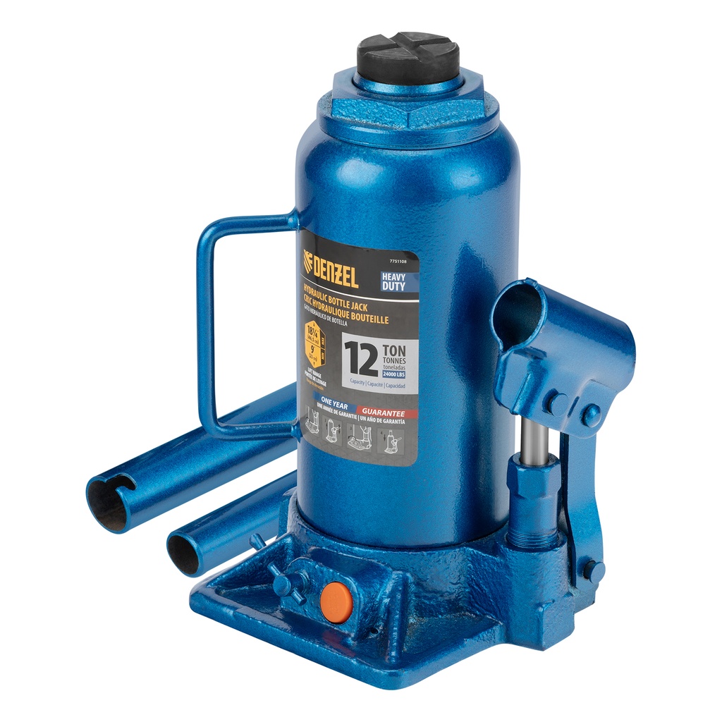 Denzel Hydraulic Bottle Jack 12 t, 230–465 mm