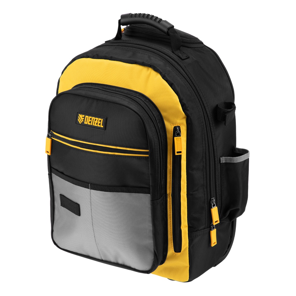 Tool backpack, 440х350х250mm, telescopic handle, wheels// Denzel 7790275