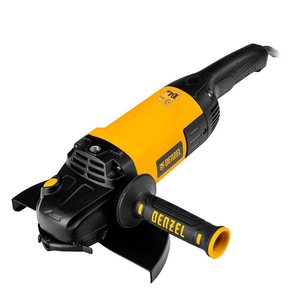 Angle Grinder AG230-2400, 2400 W, 230 mm, 6000 rpm, G-type plug// Denzel 8826915