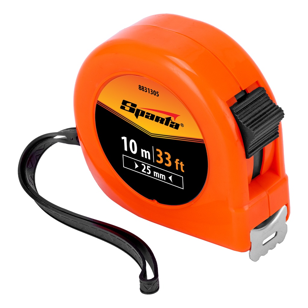 Measuring tape Classic, 10 m * 25 mm, plastic body// Sparta 8831305