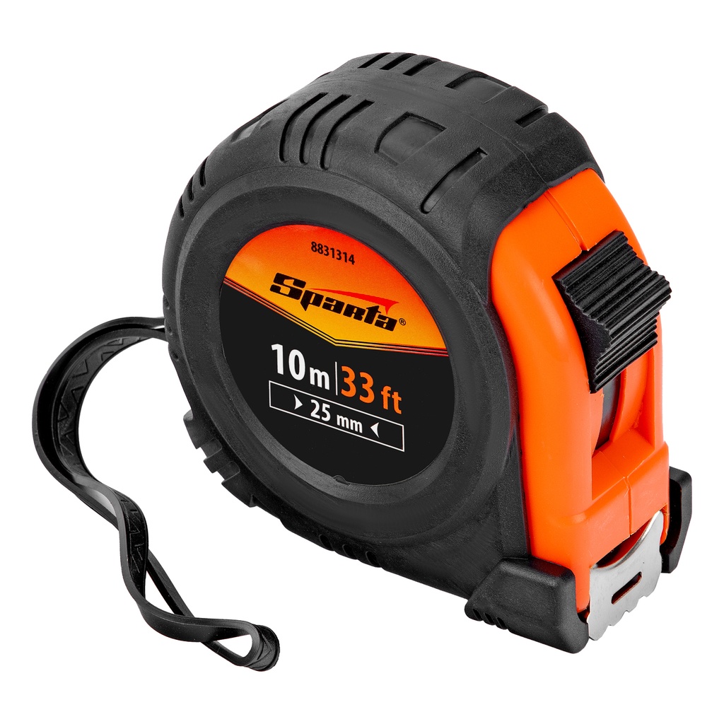 Measuring tape Elastica, 10 m * 25 mm, rubber body// Sparta 8831314