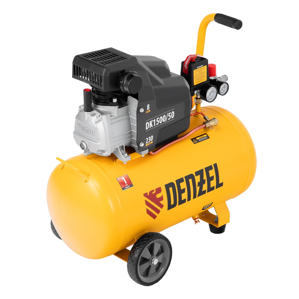 Air compressor DK1500/50,Х-PRO 1,5 kW, 230 L/min, 50 L, G-type plug// Denzel 8858064