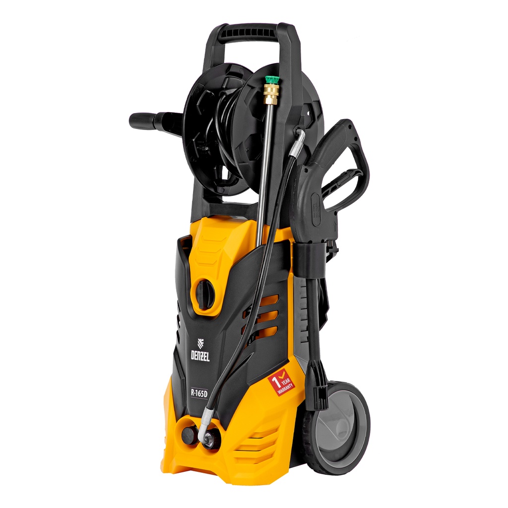 High pressure washer R-165D, 2200 W, 165 bar, 7 l/min, with hose reel, G-plug// Denzel 8858235