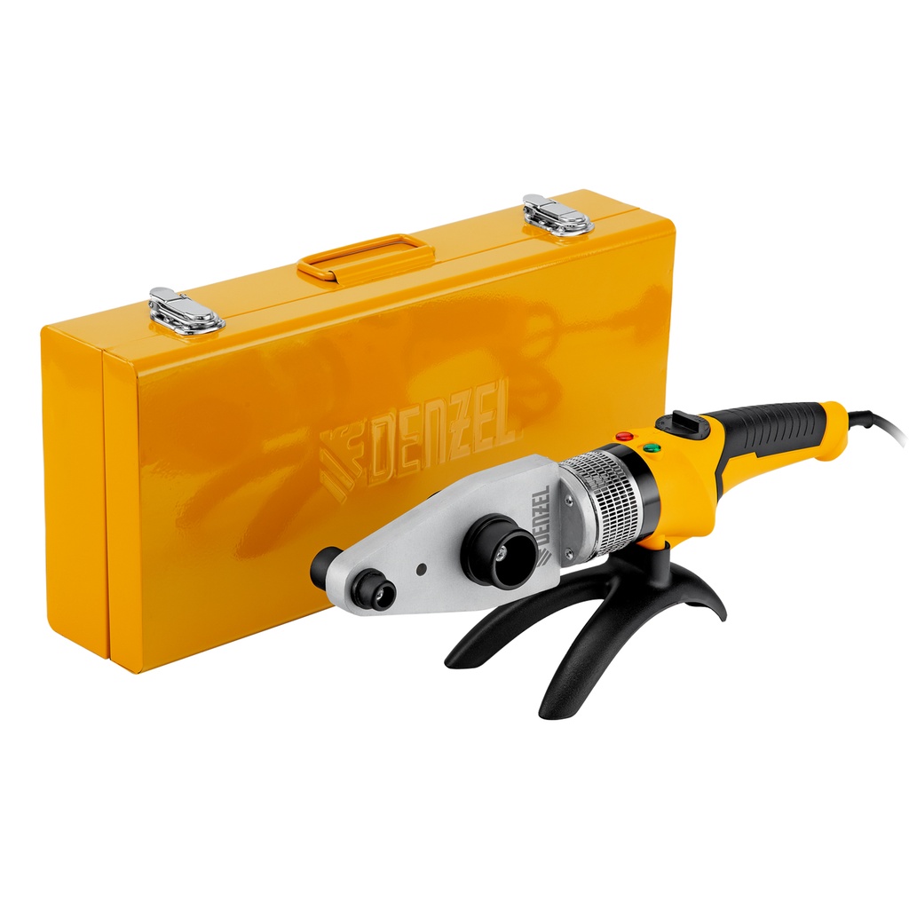 Plastic pipe welding machine DWP-2000, 2000 W, 300 deg,, set of nozzles, 20 - 63 mm// Denzel 8894209