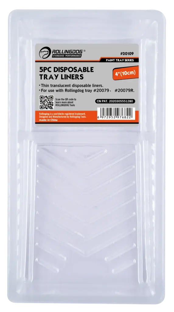 RollingDog Disposable Tray Liners 100 mm (4″), 5pcs