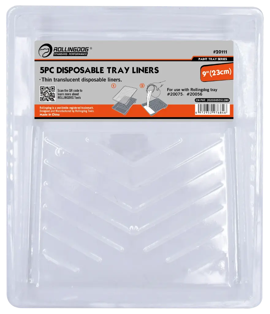 RollingDog Disposable Tray Liners 230 mm (9″), 5pcs