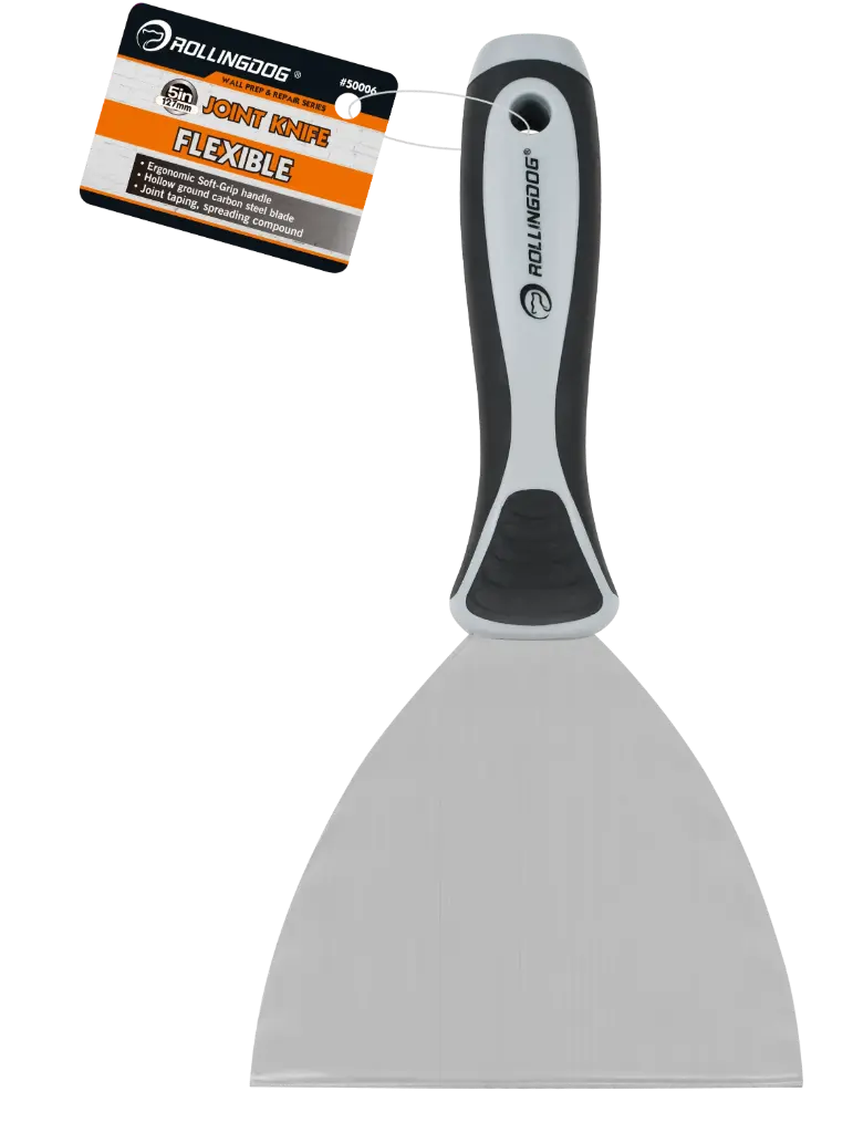 Rolling Dog Joint Knife 125 mm / Малярный шпатель 125 мм, Art. 50006