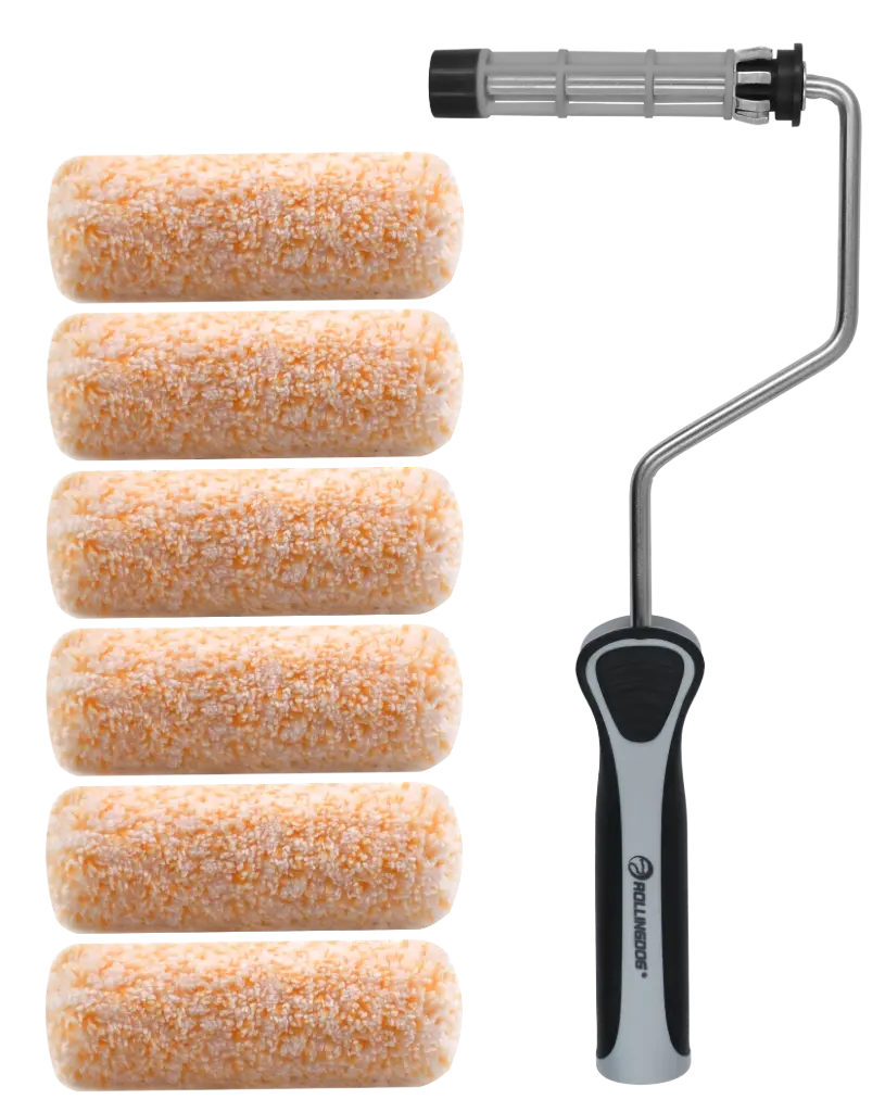 Набор мини-валиков RollingDog SUPER-MICRO 100 мм (4″), 7 шт.