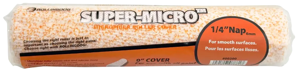 Rolling Dog Microfiber Roller Cover 9" / Малярный валик из микрофибры 9", Art. 00200