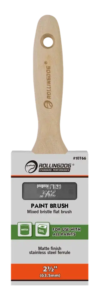 Rolling Dog Paint Brush 2,5" / Плоская кисть 2,5", Art. 10766