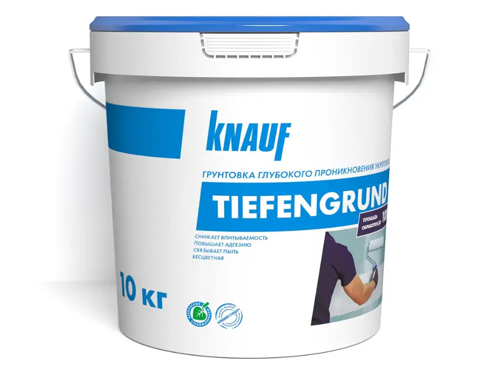 Knauf Tiefen Grund Strengthening Primer 10kg / Грунтовка укрепляющая Кнауф Тифенгрунд, 10 кг - 584513