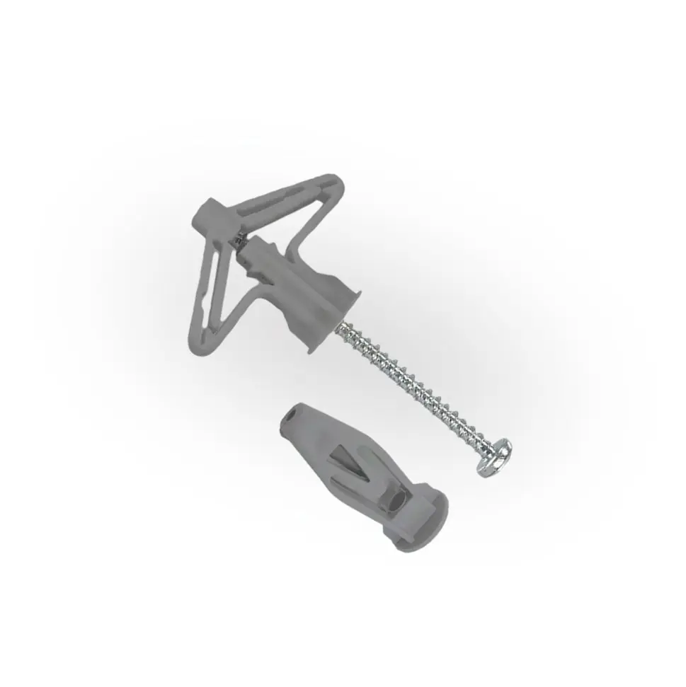  Дюбель OLA бабочка полипроп, 10х50 with screw (50 шт) / Dowel OLA butterflypolypropylene 10х50 with screw (50 pcs)