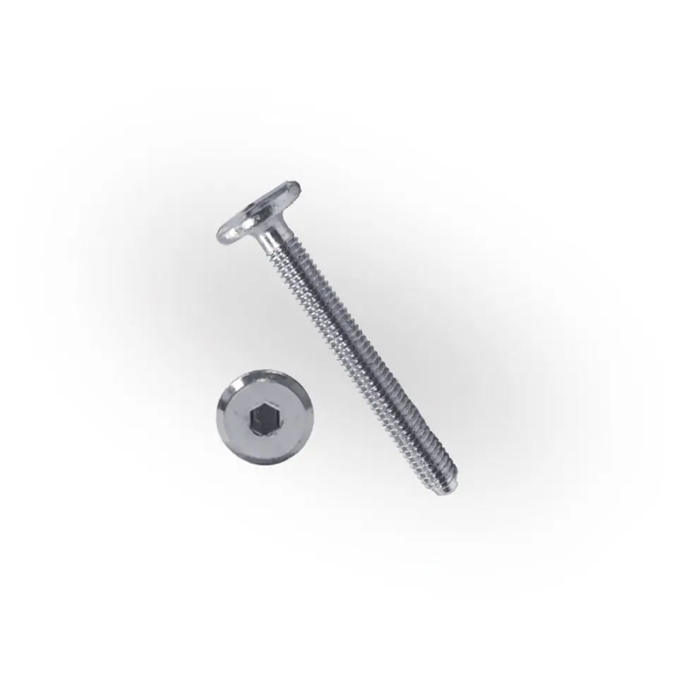 Screw DIN 7420 furnitureflat zinc M6x60 (25 pcs)