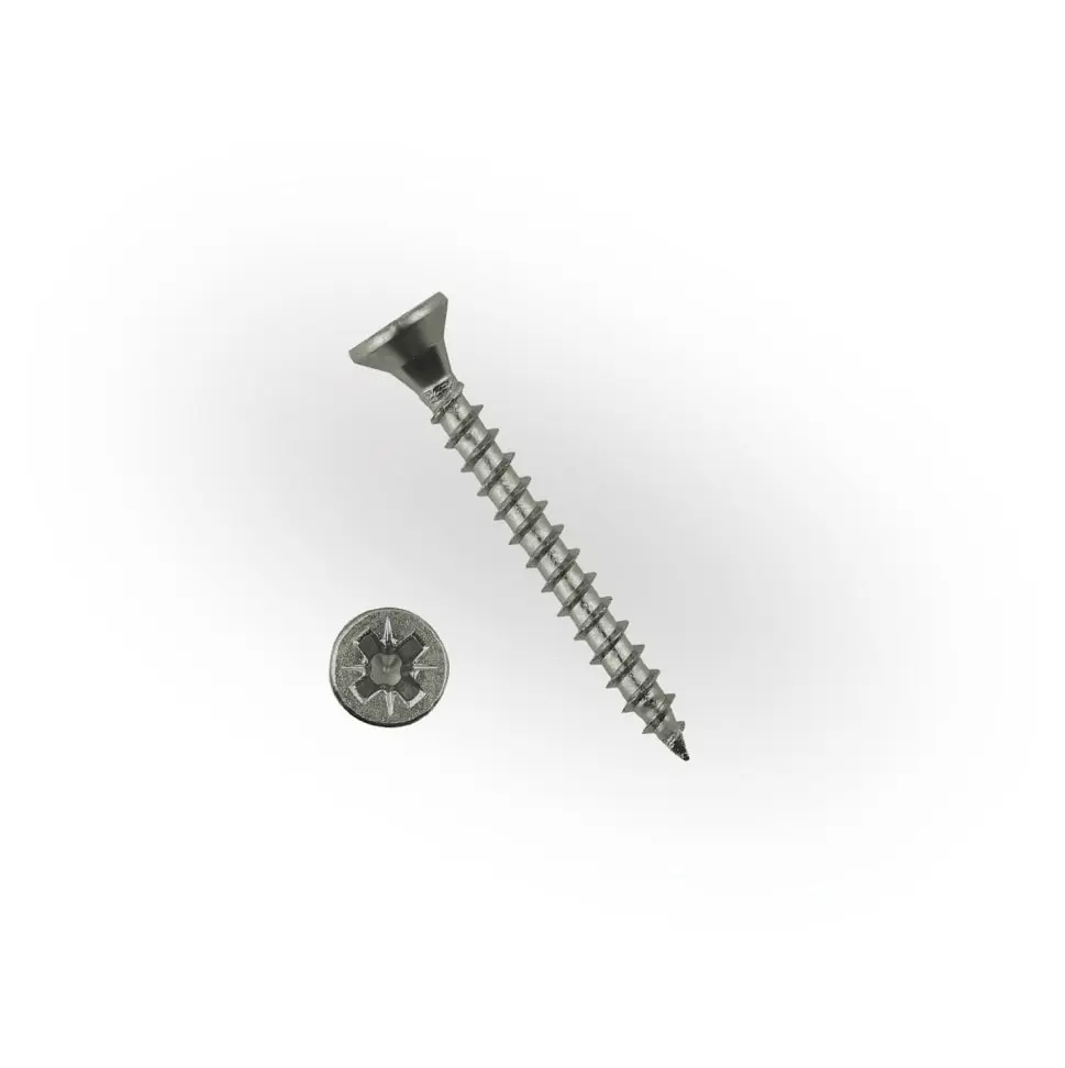 Саморез универсальный белый цинк 4х30 (200 шт) / Self-tapping screw universalwhite zinc 4х30 (200 pcs)
