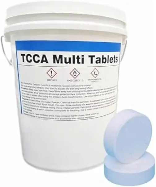 TCCA 90% Multifunction Chlorine Tablets for Swimming Pools, 5 kg / TCCA 90% Multifunction Chlorine Tablets for Swimming Pools, 5 kg