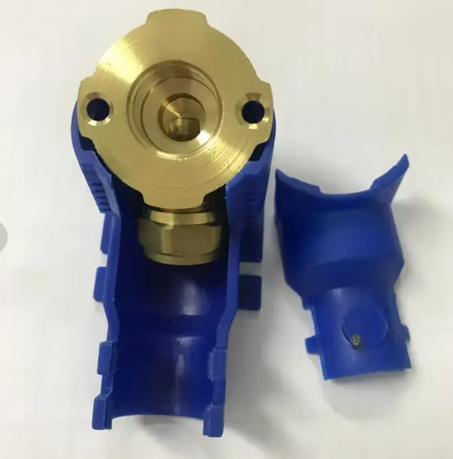 PEX Elbow Cover Blue / Защитный кожух для углового фитинга (синий) 