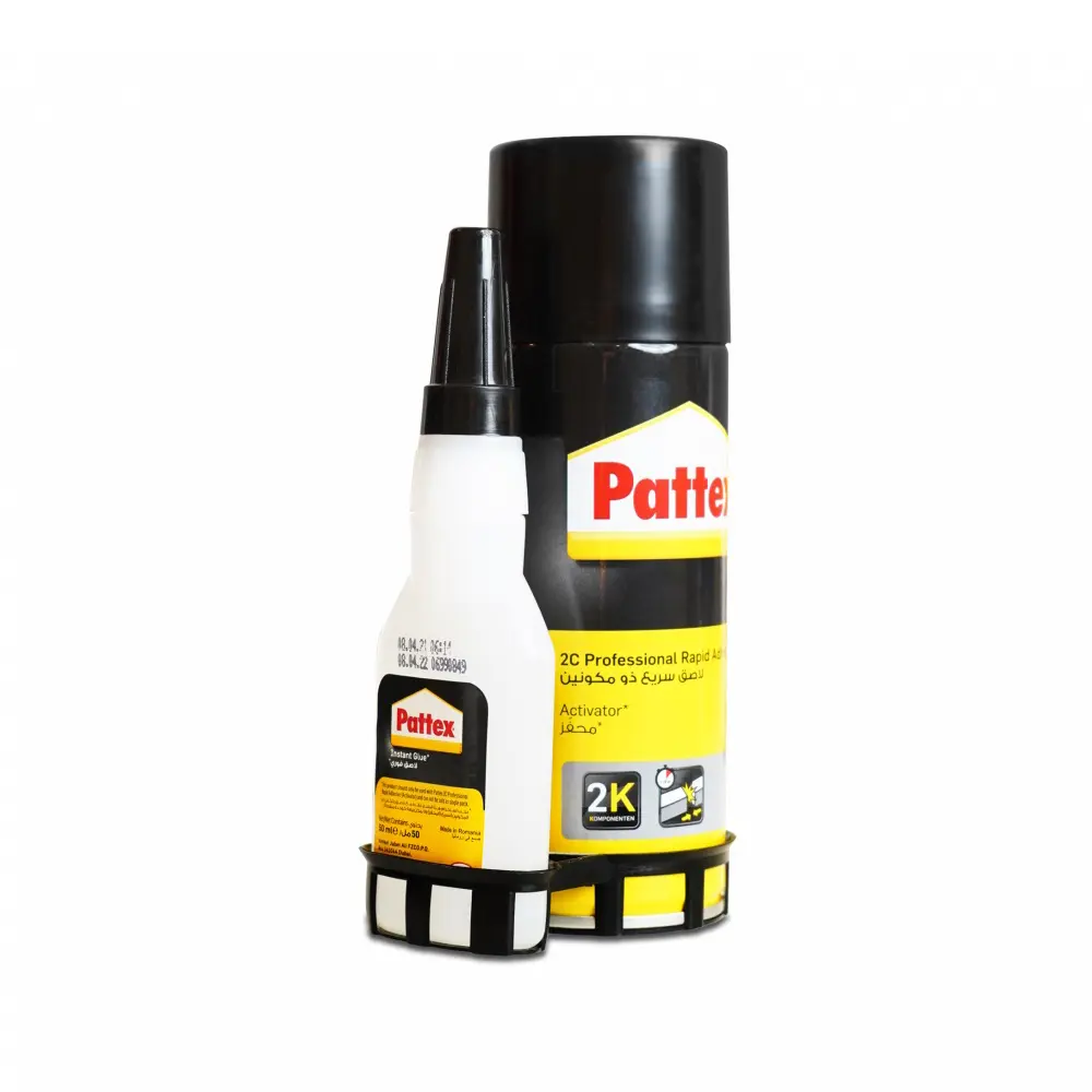 Двухкомпонентный клей Pattex 2C Rapid, 200 мл + 50 г