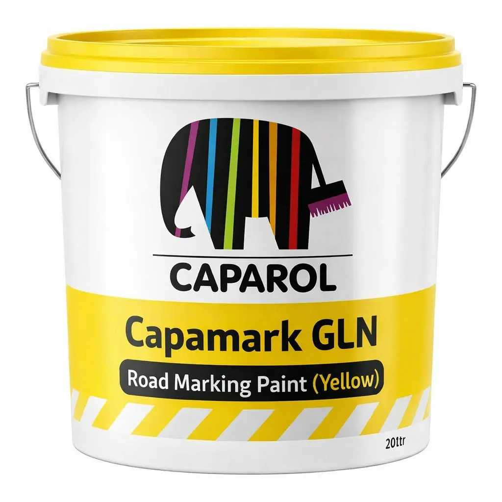 Краска для дорожной разметки Caparol Capamark GLN (желтая)