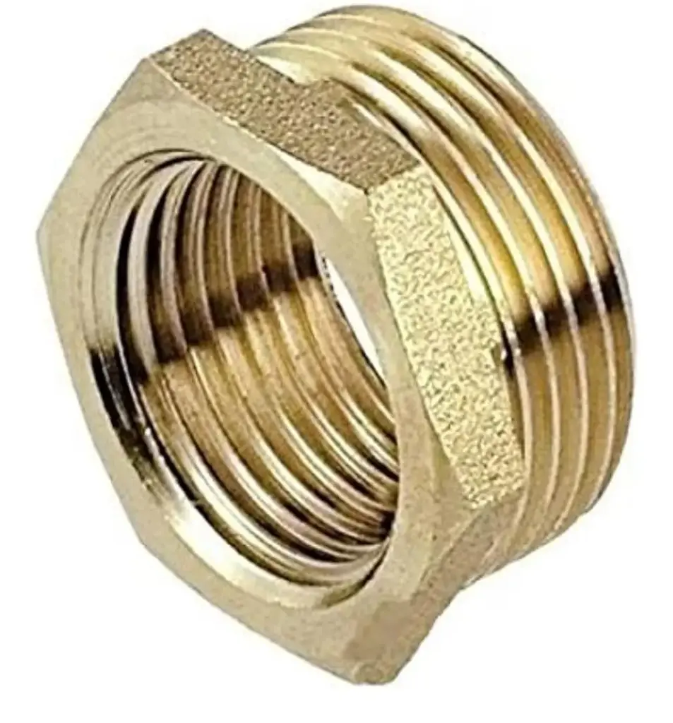 Brass Reducing Bush 1-1/2″×1-1/4″, HD MSNR /  Втулка редукционная латунная 1-1/2″×1-1/4″ HD MSNR — RB11/2X11/4MR 