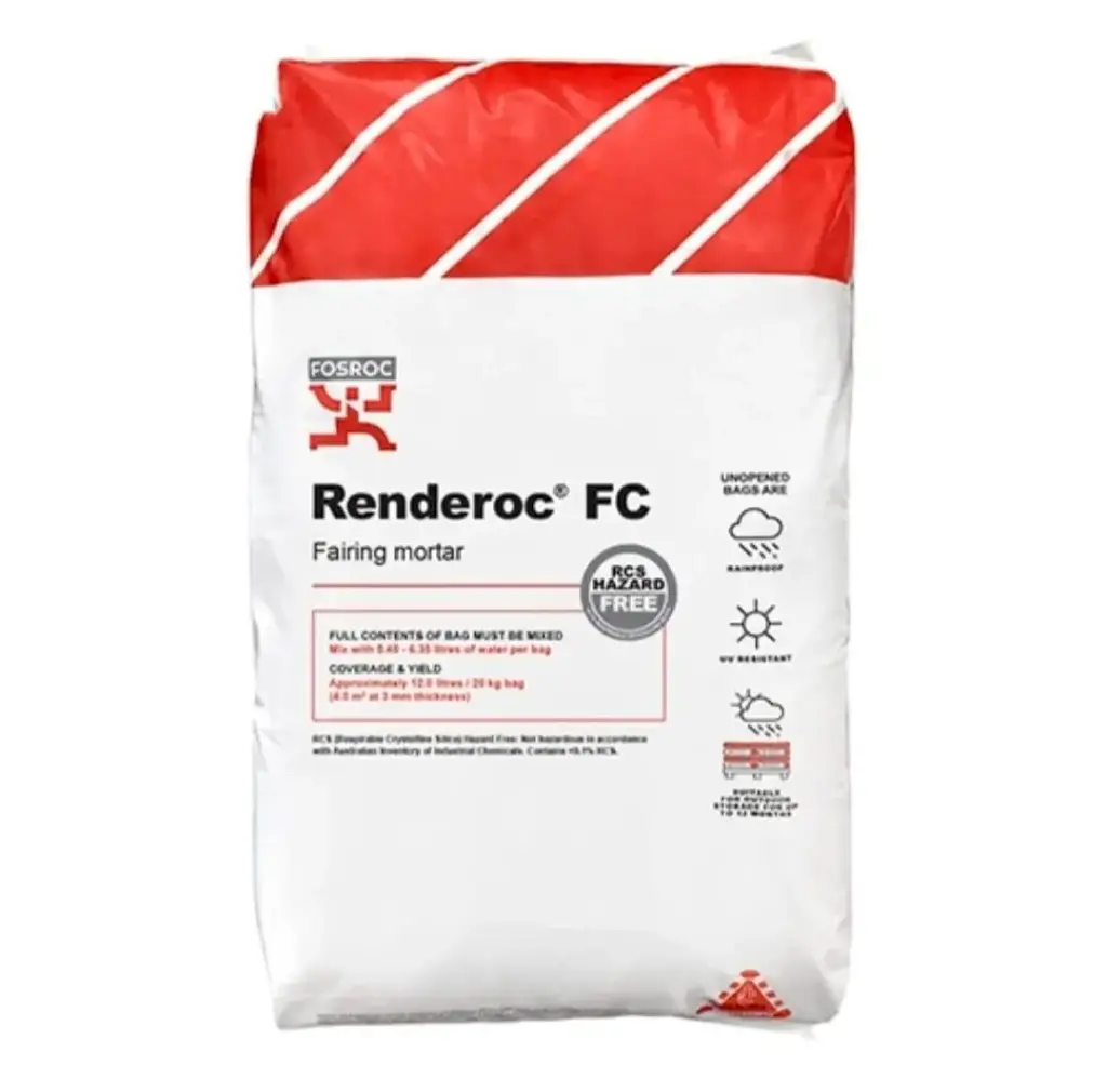 Полимерная выравнивающая смесь для ремонта бетона Fosroc Renderoc FC 20 кг