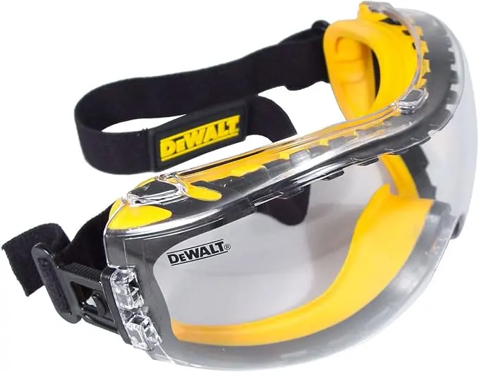 DEWALT Concealer Safety Goggles Clear