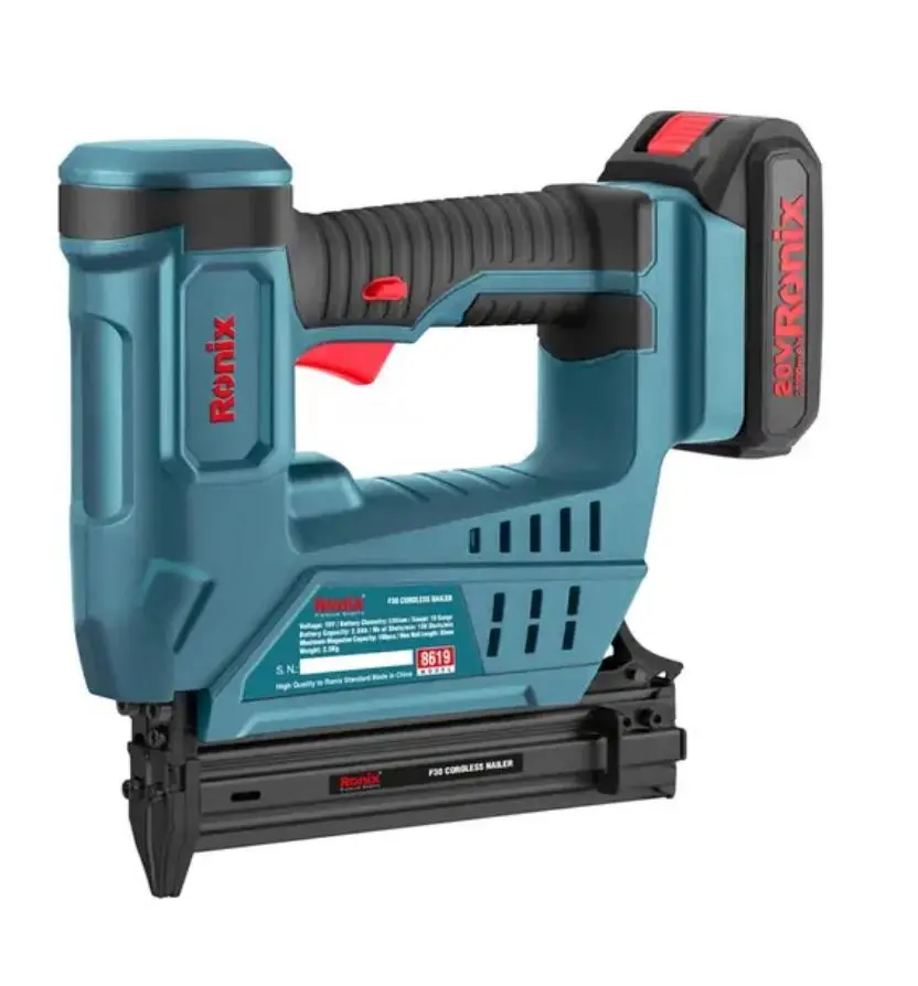 Ronix Cordless Brad Nailer F30 / Пистолет гвоздезабивной аккумуляторный  Ronix F30 — 8619