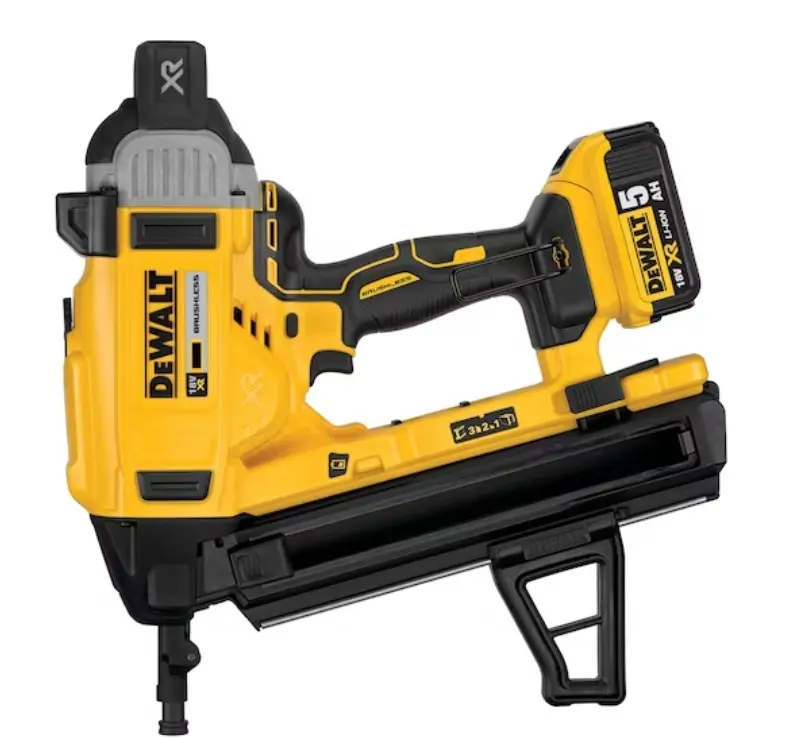 DeWALT 18V XR Brushless Concrete Nailer 2×5Ah