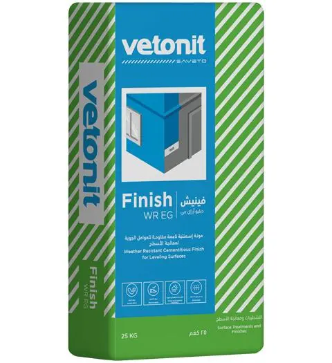 Цементная финишная шпаклёвка Vetonit Finish WR EG, 25 кг