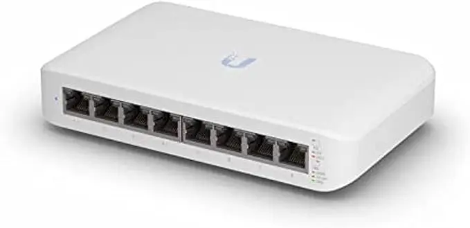 Ubiquiti UniFi Switch Lite 8 PoE, 8-Port Gigabit PoE+ Switch (USW-Lite-8-PoE)
