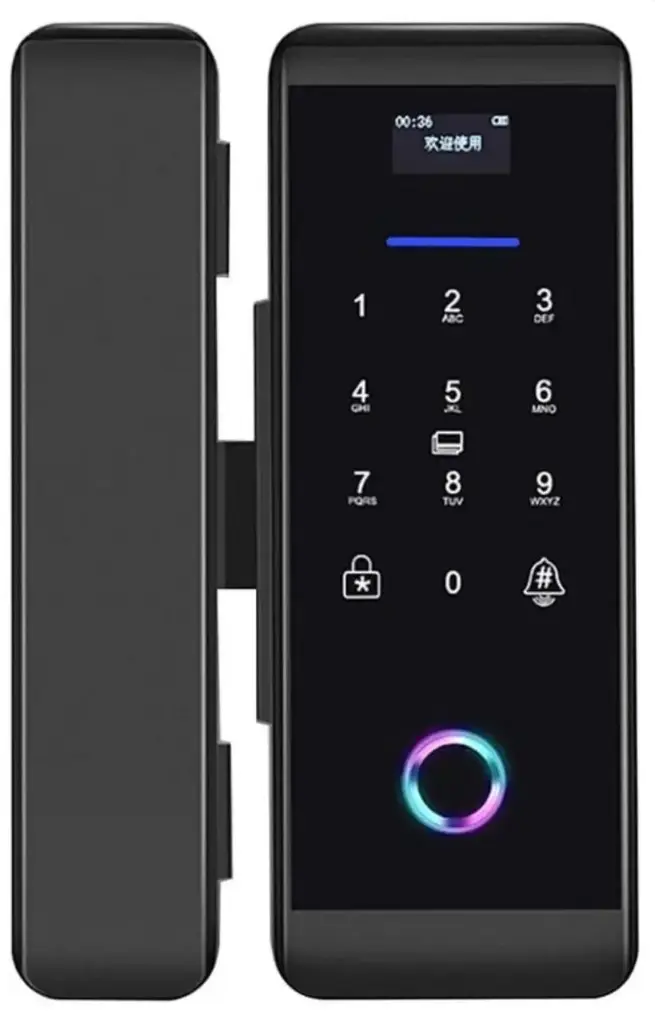 ViLA Smart Lock for Glass Doors 905P, Black