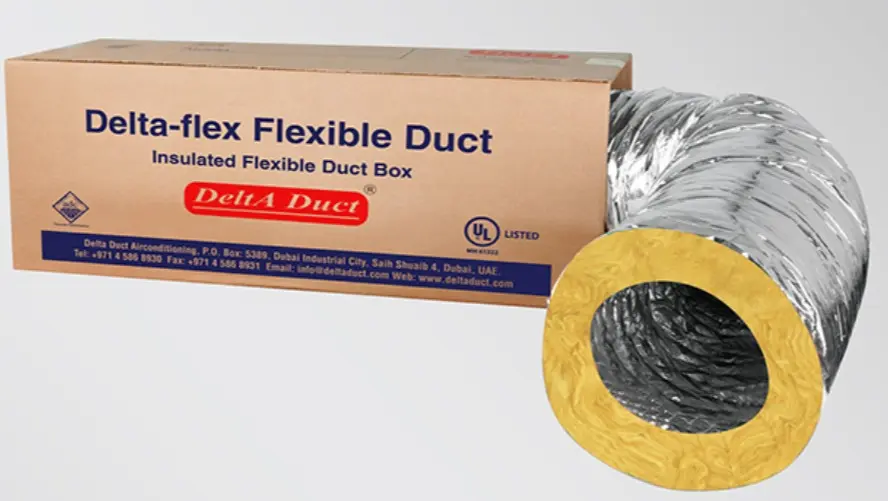 Delta Insulated Flexible Duct 150 mm