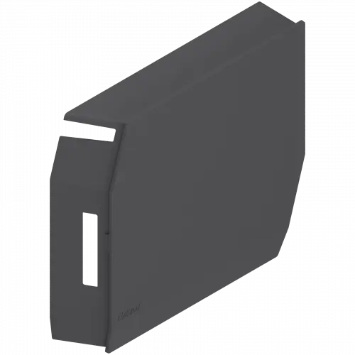Blum Aventos HK‑S Cover Cap, Dark Grey
