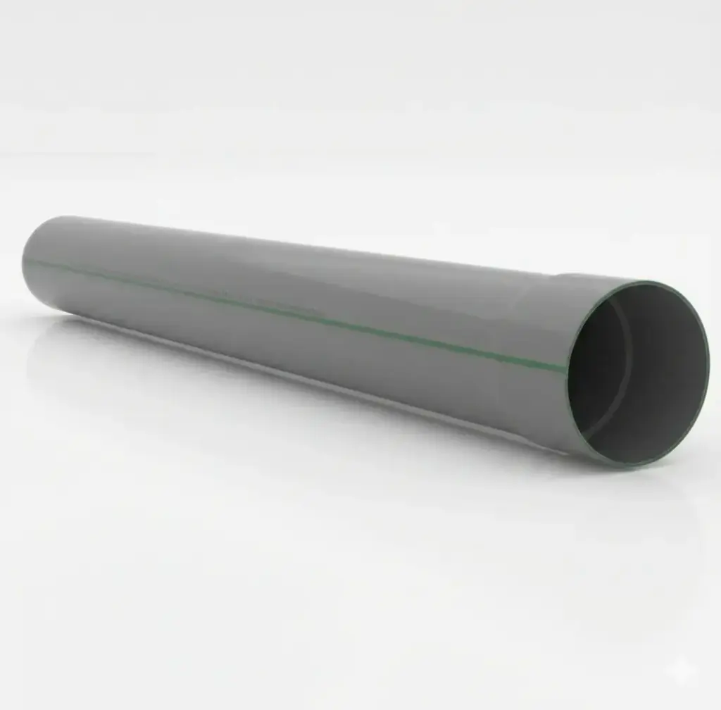 Raktherm UPVC SS Plumbing Pipe 50.8 mm × 4 m, Grey