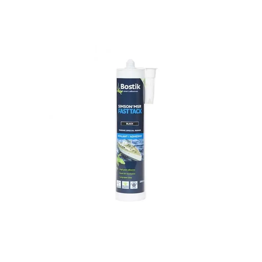 Герметик Bostik MSR Fast Tack 290 мл, чёрный