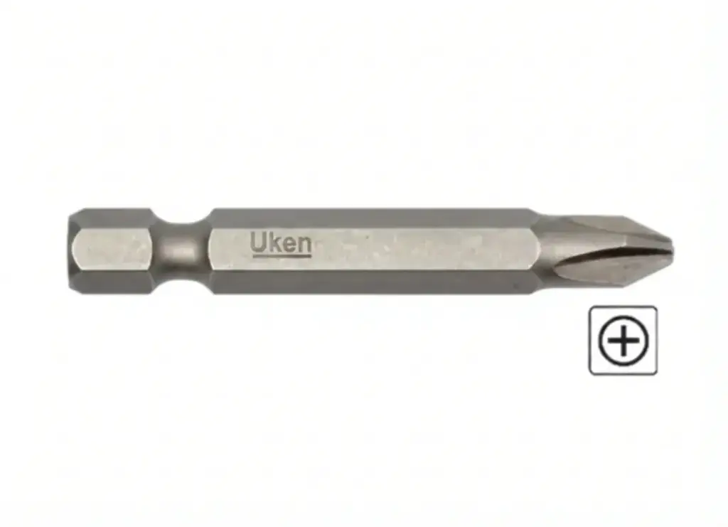 Uken Screw Bit PH2 × 50 mm, 10 Pcs