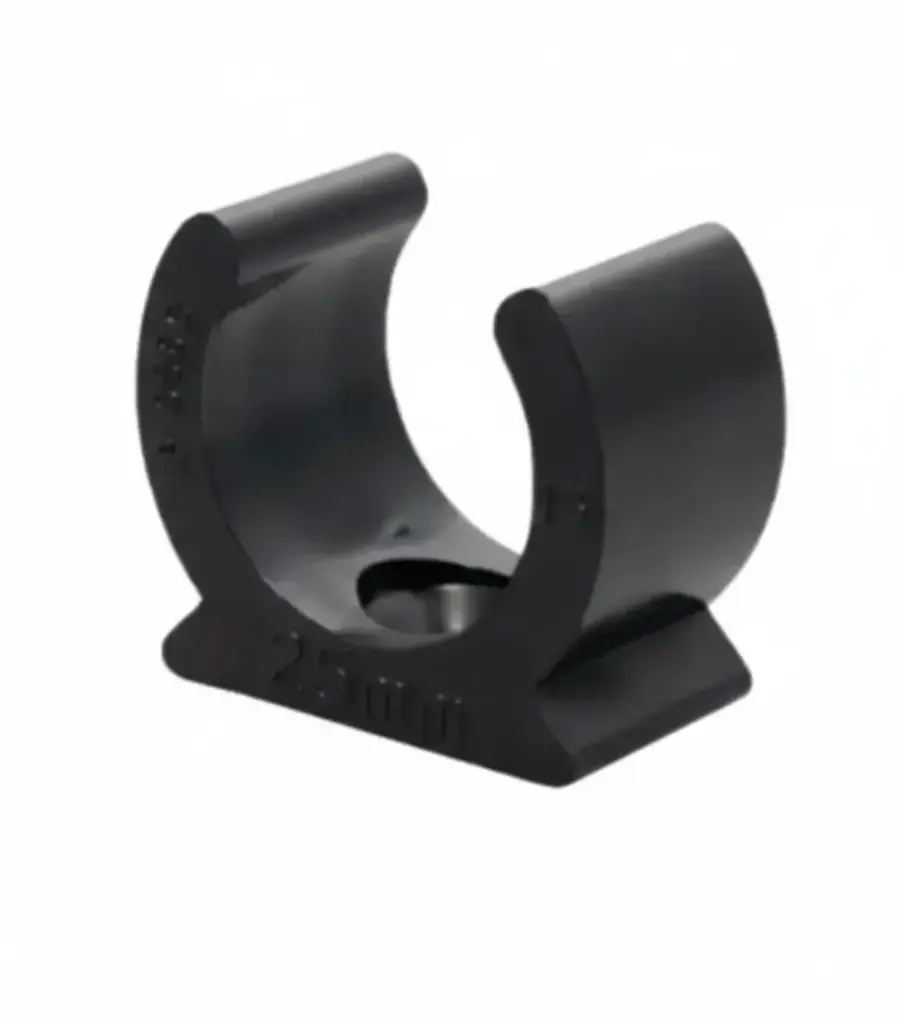 Decoduct PVC Round Clips 25 mm