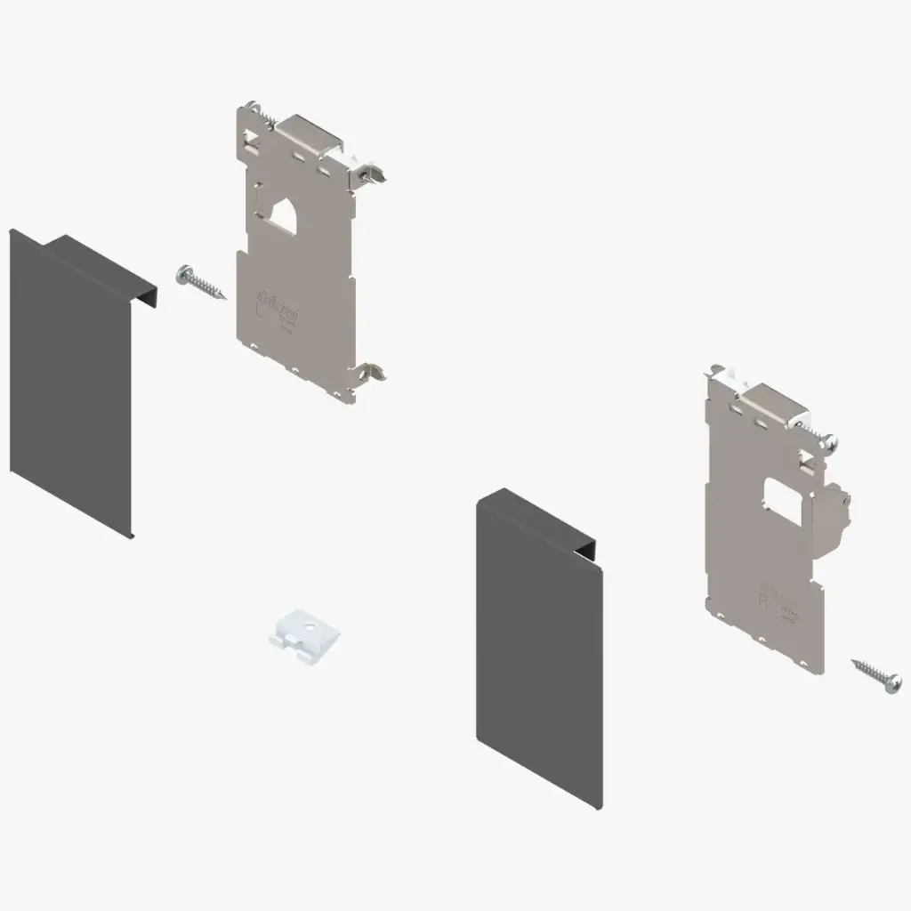 Blum LEGRABOX B/F Bracket Orion Grey