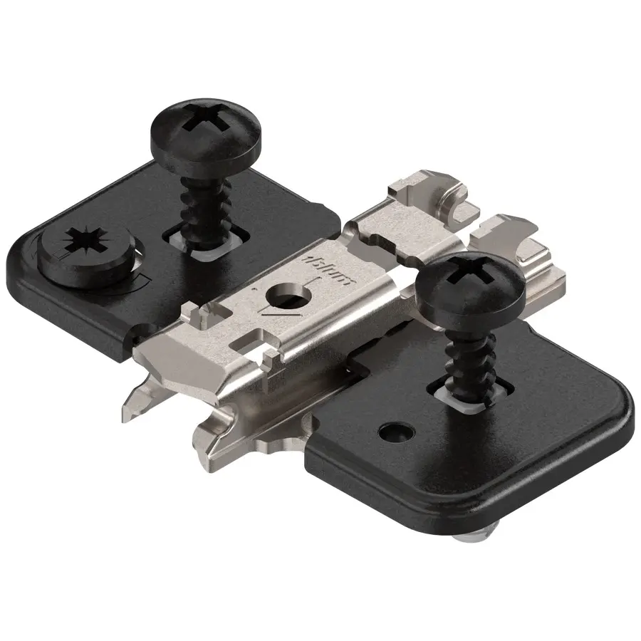 Blum MODUL Mounting Plate B/Fly Dowel Onyx