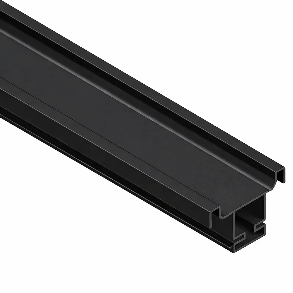 Vertical Gola Handle (U) 30 × 67.7 × 42.20 mm, Black Matt