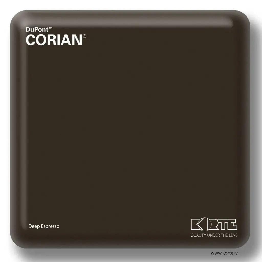 Лист CORIAN DDC KS 12 × 760 × 3658 мм, насыщенный эспрессо
