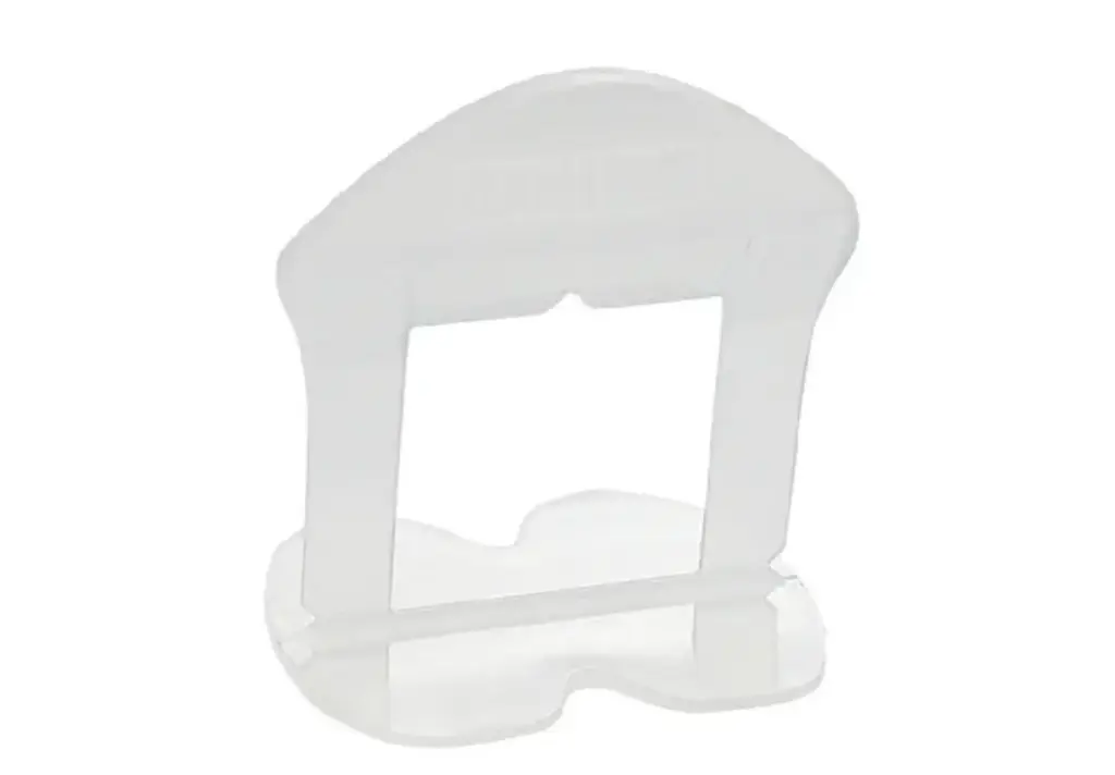 BIHUI Levelling Base 1 mm for Tiles 3–19 mm, Transparent White, 100 pcs