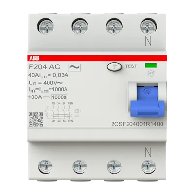 ABB ELCB 40A 4P 30 mA FH204 AC-40/0.03