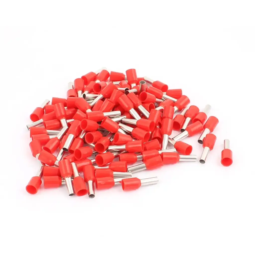 Bootlace Ferrules E4009 4 mm², Red (per Packet)