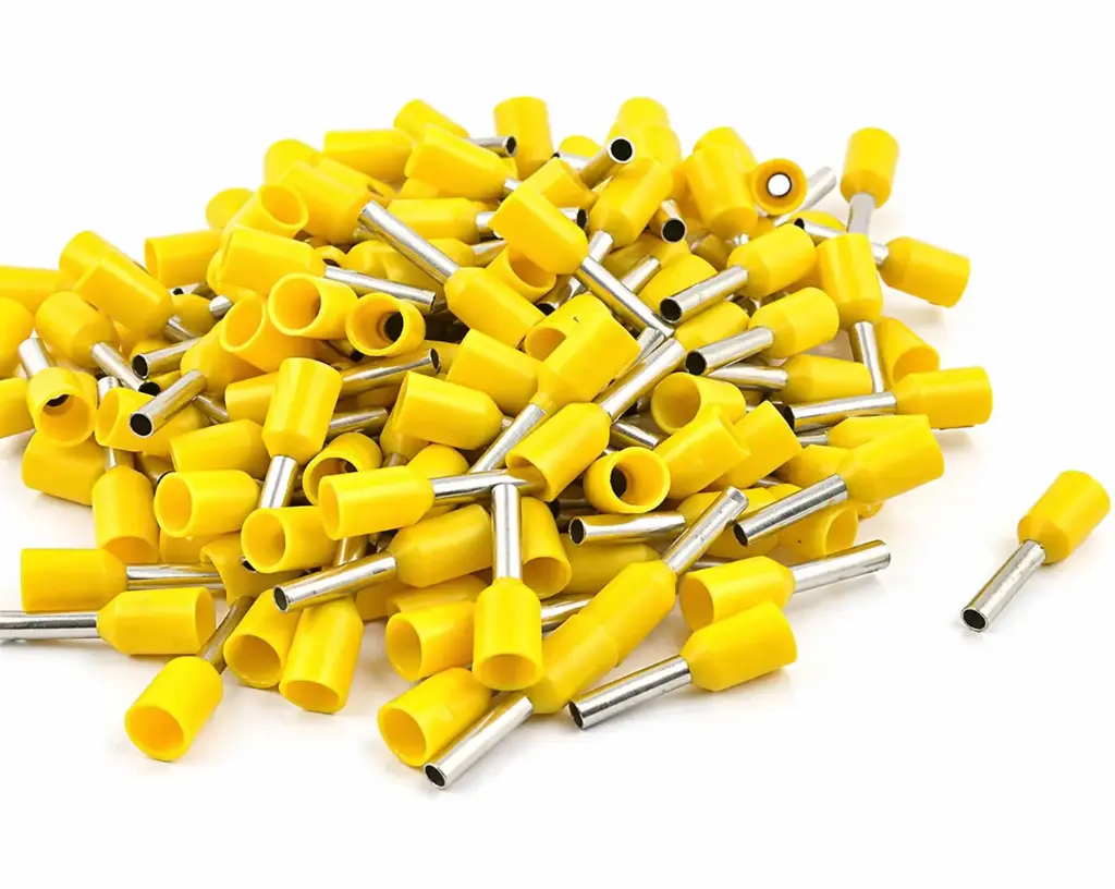 Bootlace Ferrules E4009 4 mm², Yellow (per Packet)