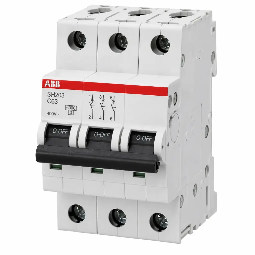 ABB MCB 63A, 3P, 6kA