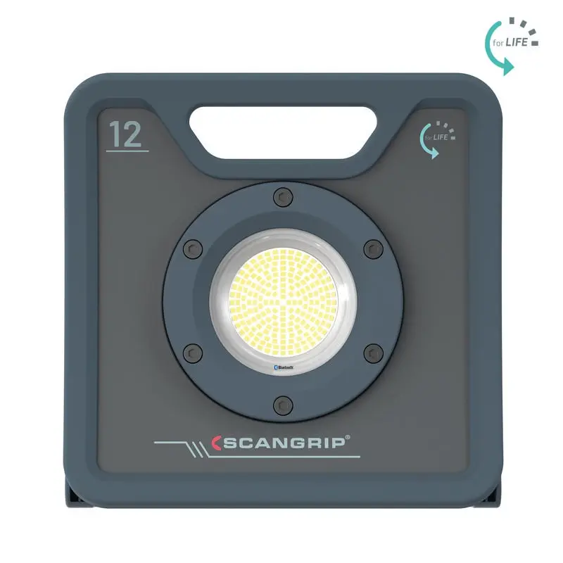 SCANGRIP NOVA 12 LED Work Light with Bluetooth Light Control, 12000 Lumen