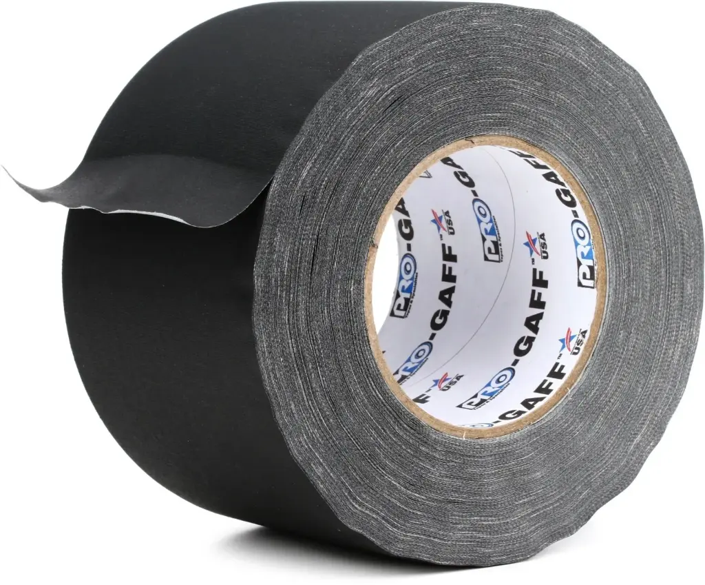 Лента тканевая GTAPE G300 влагостойкая 25 м × 48 мм, матовая чёрная