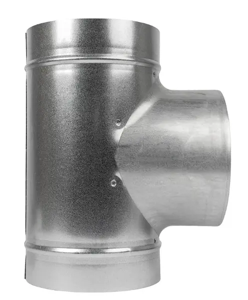 GI HVAC Duct Tee 150 mm