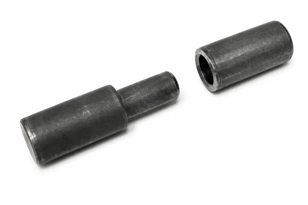 Round Weld-On Hinge, 22 × 90 mm